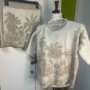 Fashion Beige Knit Set